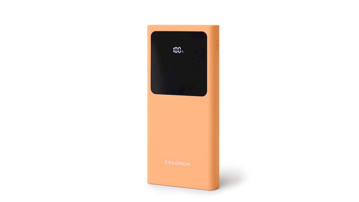 67f93a344c92ea2cbf06a7be COLORUM Power bank 22,5 W 10 000 mAh x Peach Fuzz - Image 1