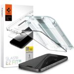 Spigen tempered glass GLAS.TR"EZ FIT"FC for iPhone 15 Pro 6,1"black