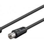 Goobay Antenna Cable Coax male - Coax female 1.5m