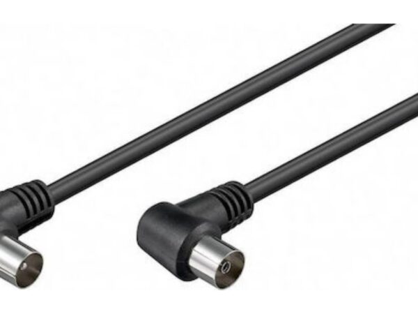 Goobay Antenna Cable Coax male - Coax female Μαύρο 1.5m