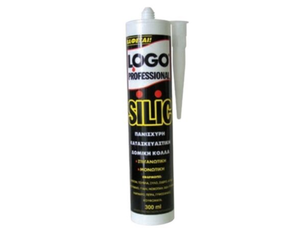 Σιλικόνη Professional Silic 300ml LOGO – Μαύρη