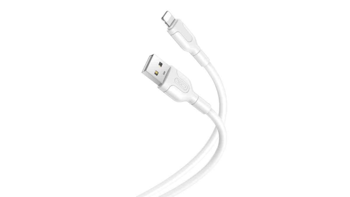 680f4e2937ab058cca26e035 Καλώδιο XO NB212 USB - Lightning 1,0 m 2,1A λευκό - Image 1