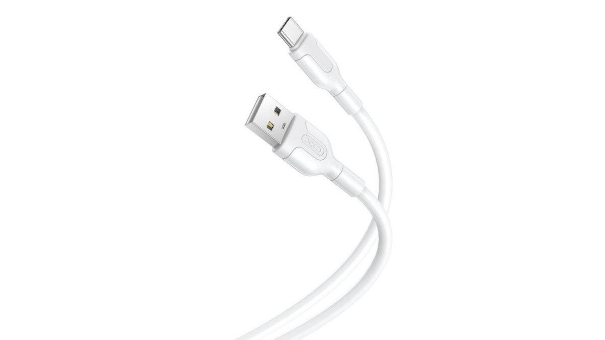 680f4f4561c0cdff9b1288ca Καλώδιο XO NB212 USB - USB-C 1,0 m 2,1A Λευκό - Image 1