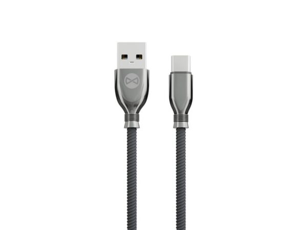 Forever Tornado cable USB - USB-C 1,0 m 3A black