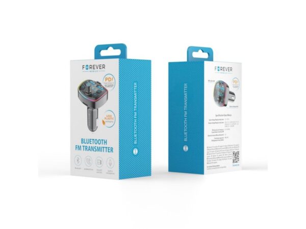 Forever FM transmitter Bluetooth TR-360 black