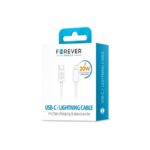 Καλώδιο Forever USB-C - Lightning 1,0 m 20W λευκό