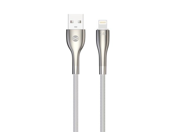 Καλώδιο Forever Sleek USB - Lightning 1,0 m 2,4A λευκό