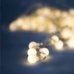 String Light Solar LED FROSTED BALLS SFB61 6,5m 30 μπάλες ζεστές λευκές Forever