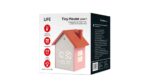 LIFE TINY HOUSE PEACH Ψηφιακό ρολόι / ξυπνητήρι σπιτάκι, με οθόνη LED και φωτάκι - Image 2