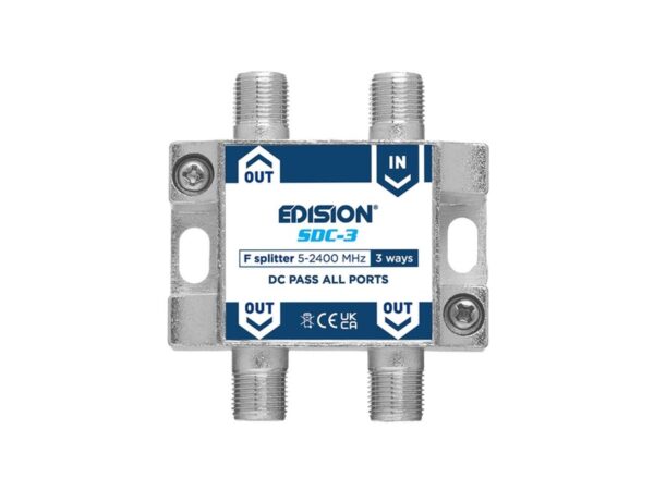 ΔΙΑΚΛΑΔΩΤΗΣ 3 ways F 5-2400Mhz SDC-3