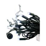 ΣΕΙΡΑ, 100 LED ΣΤΕΓΑΝΟ 5mm ΜΕ ΚΑΛΥΜΜΑ, 230V, 3 ΕΠΕΚΤΑΣΕΙΣ ΕΩΣ 9 ΣΕΤ, ΠΡΑΣΙΝΟ ΚΑΟΥΤΣΟΥΚ ΚΑΛΩΔΙΟ, ΨΥΧΡΟ ΛΕΥΚΟ LED ANA 10cm, ΠΡΟΕΚΤΑΣΗ ΠΑΡΟΧΗΣ 1.5cm, ΙΡ65