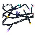 Eurolamp 300 Led (3mm) RGB 15m με Πράσινο Καλώδιο & Πρόγραμμα