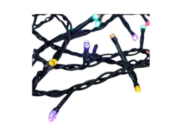 Eurolamp 300 Led (3mm) RGB 15m με Πράσινο Καλώδιο & Πρόγραμμα