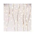 ΚΟΥΡΤΙΝΑ, 240 LED 3mm, 31V ΜΕΤΑΣΧΗΜΑΤΙΣΤΗ, ΠΡΟΓΡΑΜΜΑ SNOWFALL & ΜΝΗΜΗ, ΔΙΑΦΑΝO PVC ΚΑΛΩΔΙΟ, ΘΕΡΜΟ ΛΕΥΚΟ LED (H100 x W200cm, 20 ΣΕΙΡΕΣ x 12 LED, ΠΡΟΕΚΤΑΣΗ ΠΑΡΟΧΗΣ 3m, IP44