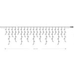 ΒΡΟΧΗ, 144 LED ΣΤΕΓΑΝΗ 5mm ΜΕ ΚΑΛΥΜΜΑ, 230V, 3 ΕΠΕΚΤΑΣΕΙΣ ΕΩΣ 8 ΣΕΤ, ΠΡΑΣΙΝΟ ΚΑΟΥΤΣΟΥΚ ΚΑΛΩΔΙΟ, ΘΕΡΜΟ ΛΕΥΚΟ LED (H60 x W300cm, 5/7/5/7), ΠΡΟΕΚΤΑΣΗ ΠΑΡΟΧΗΣ 1.5m, ΙΡ65