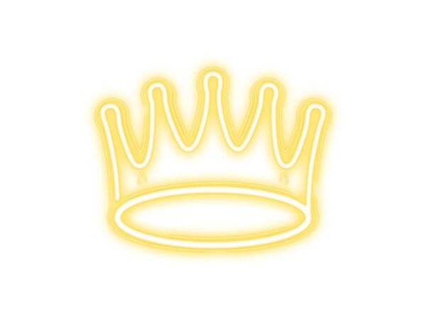 Neon PLEXI LED CROWN warm white