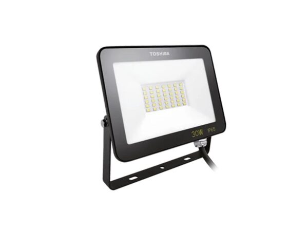 Toshiba Στεγανός Προβολέας LED 30W ΕΝΔΙΑΜΕΣΟ Λευκό 3000K IP65