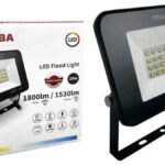 Toshiba Στεγανός Προβολέας LED 20W ΕΝΔΙΑΜΕΣΟ Λευκό 3000K IP65