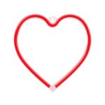Neon LED Light HEART red Bat + USB FLNE07 Forever Light