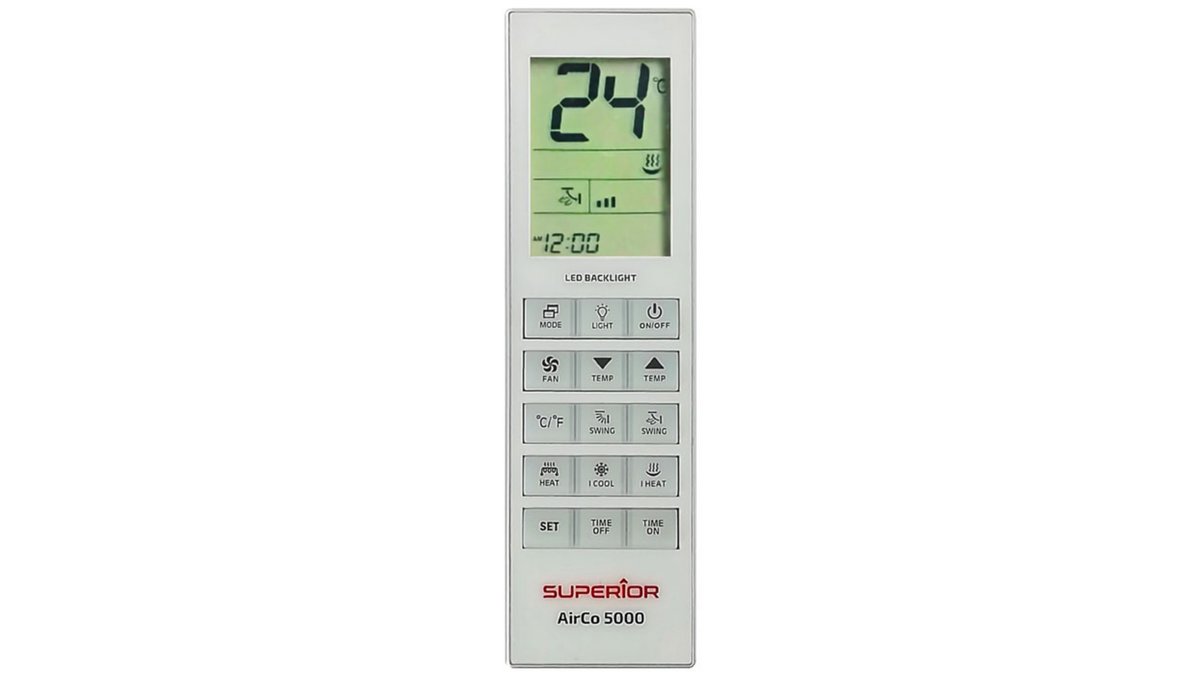 698dd6070edcf1136ce14ad4 SUPERIOR AIRCO 5000 in 1 Universal τηλεχειριστήριο αντικατάστασης για air-conditions. - Image 1