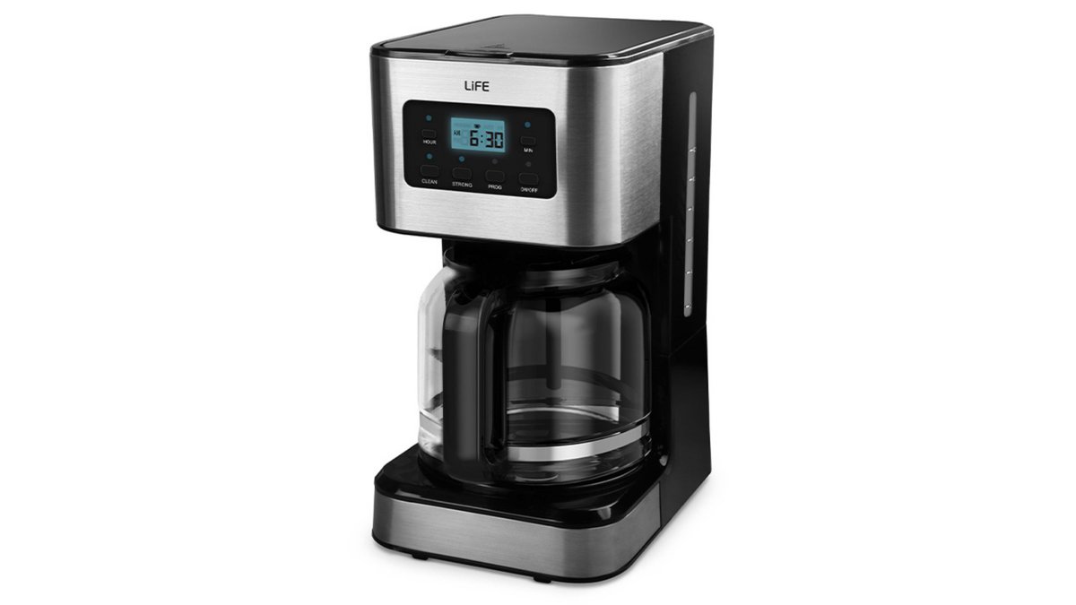 698dd6780edcf1136ce14b24 LiFE Aroma Digital Προγραμματιζόμενη καφετιέρα φίλτρου 1.5L, 950W. - Image 1