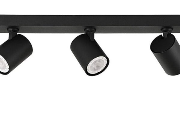 ΣΠΟΤ ΟΡΟΦΗΣ ΤΡΙΠΛΟ GU10 3xMax 10W S1980 ΜΑΥΡΟ ARTE ILLUMINA