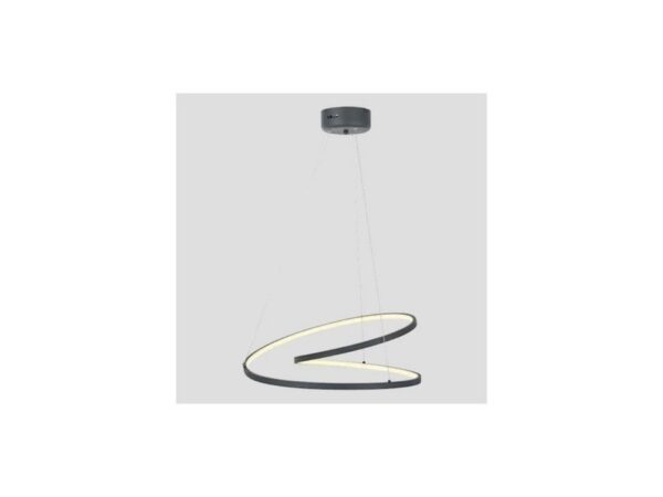ΦΩΤΙΣΤΙΚΟ ΚΡΕΜΑΣΤΟ ΑΛΟΥΜΙΝΙΟ LED 40W 2550Lm 4000Κ Φ550mm ΜΑΥΡΟ ARTE ILLUMINA MERCURY
