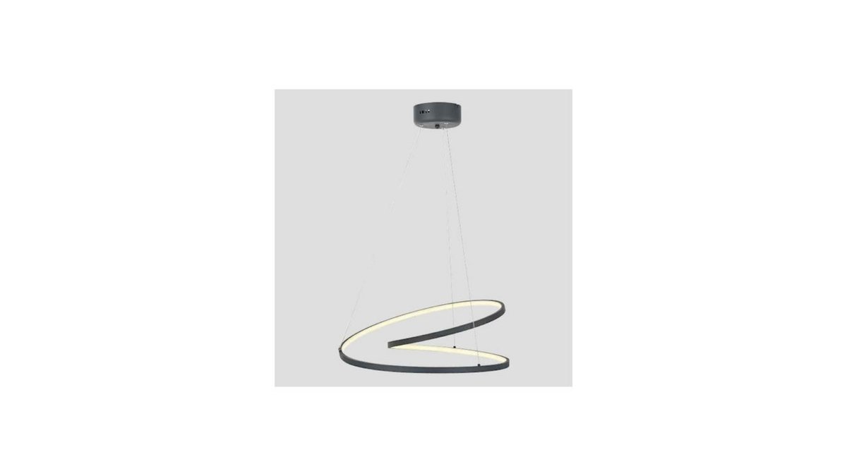 6998303a017a1a25739f3cec ΦΩΤΙΣΤΙΚΟ ΚΡΕΜΑΣΤΟ ΑΛΟΥΜΙΝΙΟ LED 40W 2550Lm 4000Κ Φ550mm ΜΑΥΡΟ ARTE ILLUMINA MERCURY - Image 1