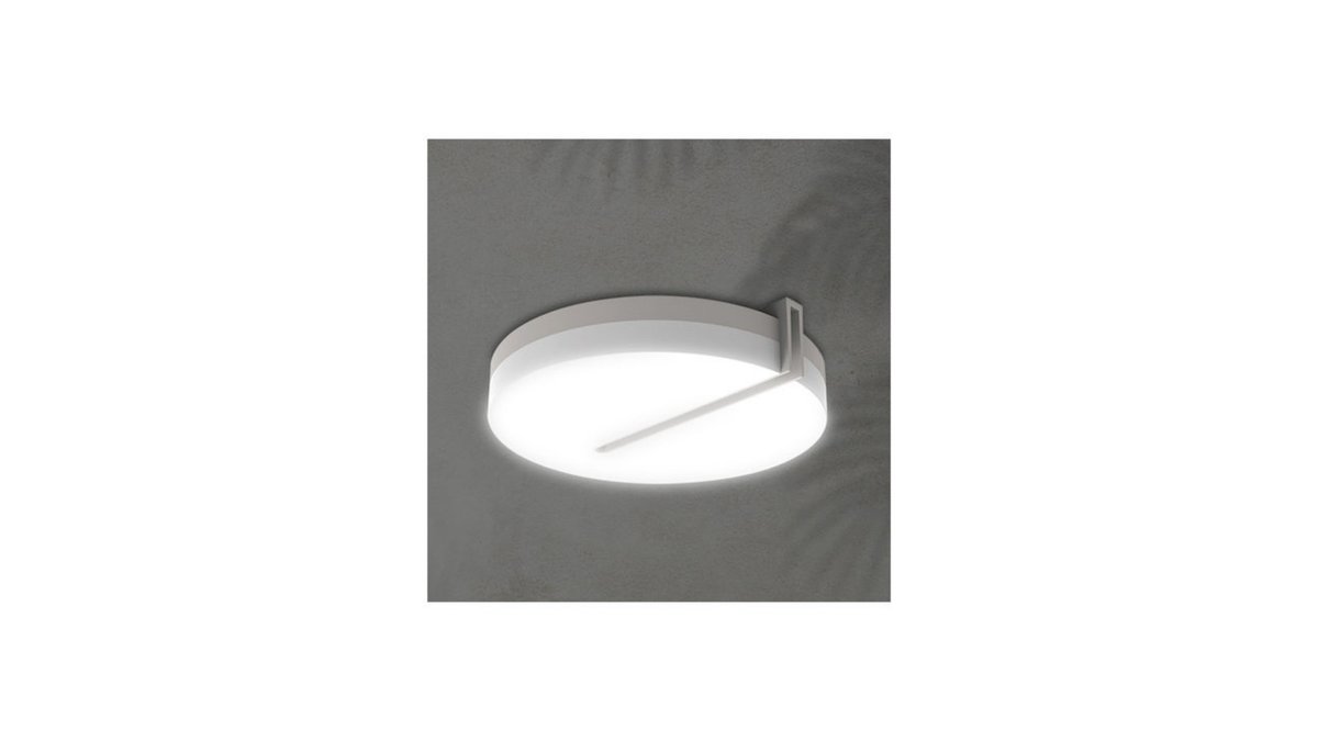 69983323017a1a25739f3de5 ΠΛAΦΟΝΙΕΡΑ ΣΤΡΟΓΓΥΛΗ LED 26W 4000K Φ30 IP54 ΛΕΥΚΗ ARTE ILLUMINA - Image 1