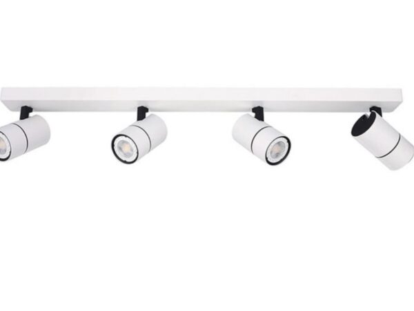 ΣΠΟΤ ΜΠΑΡΑ ΤΕΤΡΑΠΛΗ 4XGU10 MAX 8W ΛΕΥΚΗ-ΜΑΥΡΗ ARTE ILLUMINA ALINE