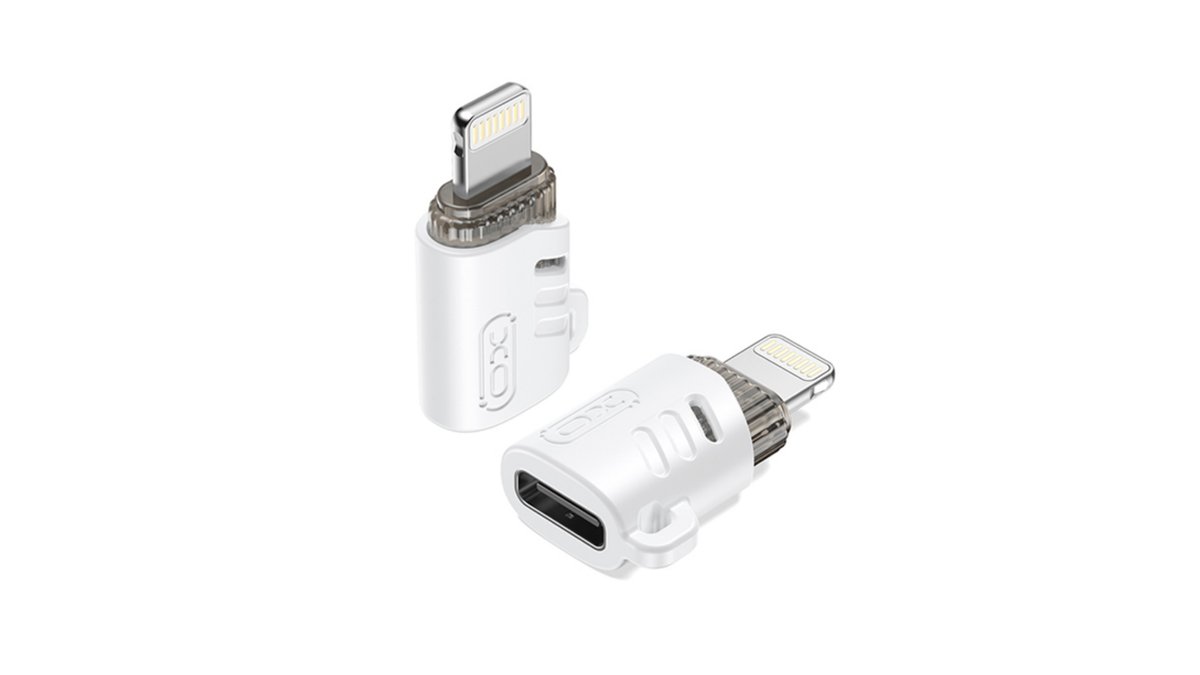 69aac0c772cd3a408eacccb6 Αντάπτορας USB High-Speed type-C θηλ. - Lightning αρσ. , σε λευκό χρώμα - Image 1
