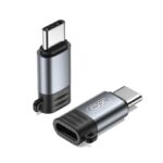Αντάπτορας USB High-Speed type-C αρσ. - Lightning θηλ., σε μαύρο χρώμα