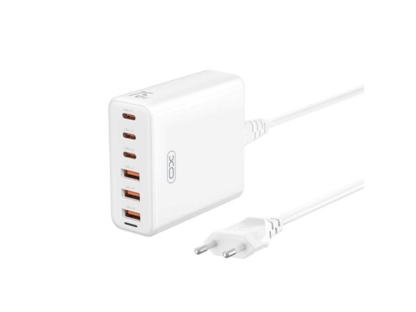 XO ΦΟΡΤΙΣΤΗΣ DESKTOP 75W GAN 3 ΘΥΡΕΣ USB + 3ΘΥΡΕΣ TYPE-C, 1.5M