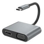 XO HUB 4 IN 1 TYPEC TO HDMI/VGA/USB3.0/PD CHARGING