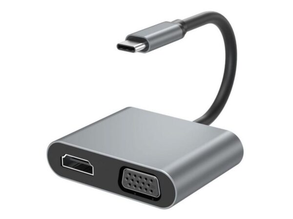 XO HUB 4 IN 1 TYPEC TO HDMI/VGA/USB3.0/PD CHARGING