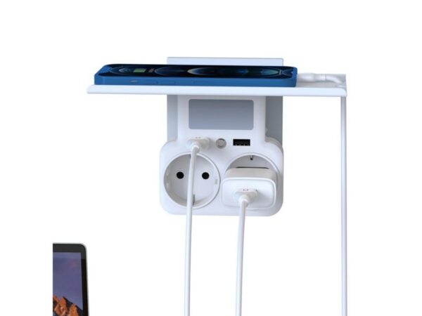 XO  ΠΟΛΥΜΠΡΙΖΟ ΣΟΥΚΟ ΜΕ 2 ΘΕΣΕΙΣ ΚΑΙ 2 ΘΥΡΕΣ USB KAI ΝΥΧΤΕΡΙΝΟ ΦΩΣ & ΣΤΑΝΤ ΤΗΛΕΦΩΝΟΥ