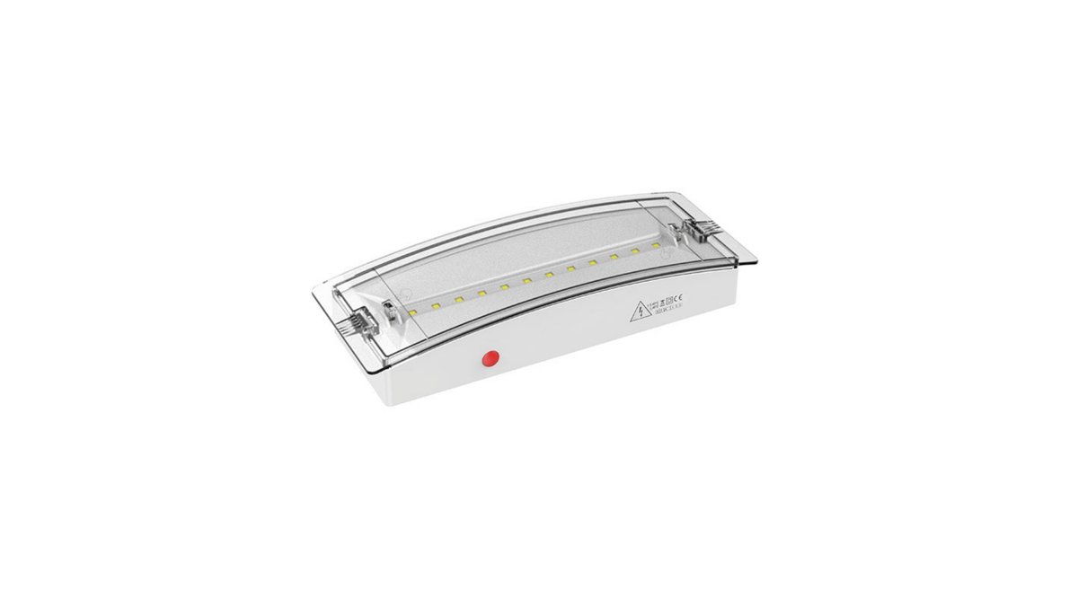 69bd10e27d97abbe0eb92b4d EMERGENCY LED LIGHT EXIT-C 3W 6500K (COOL WHITE) 3.2V 600mAh LiFePO₄ - Image 1