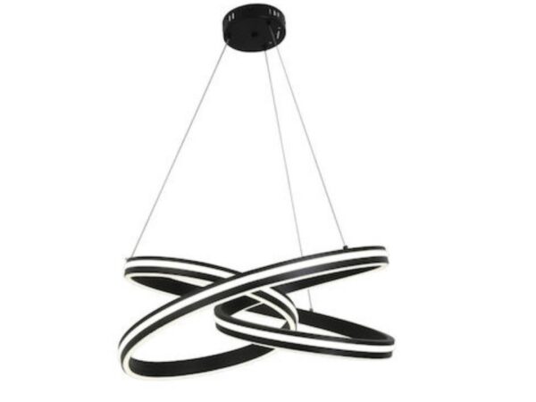 Inlight Ρυθμιζόμενο Κρεμαστό Φωτιστικό Μαύρο LED 60εκ.