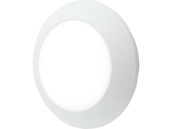 BERTINA ΦΩΤΙΣΤΙΚΟ ΠΛΑΦΟΝΙΕΡΑ ΣΤΡΟΓΓΥΛΗ LED 3W GX53 3000K-4000K-6500K ΛΕΥΚΗ IP66 Φ200X70mm