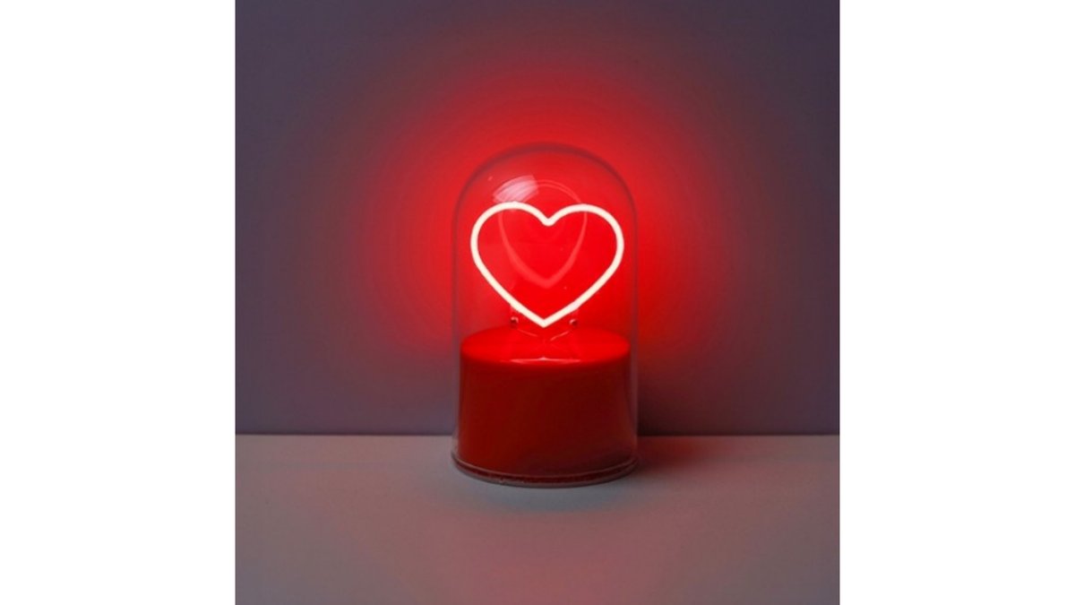 69c5162149d0c19e440b1fab ΛΑΜΠΑ ΘΟΛΟΣ HEART 12cm- Perfect gift! - Image 1
