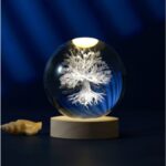 ΛΑΜΠΑ CRYSTAL BALL TREE LARGE 10cm - Τέλειο για δώρο!