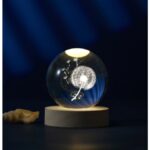 ΛΑΜΠΑ CRYSTAL BALL DANDELION MEDIUM 8cm - Τέλειο για δώρο!