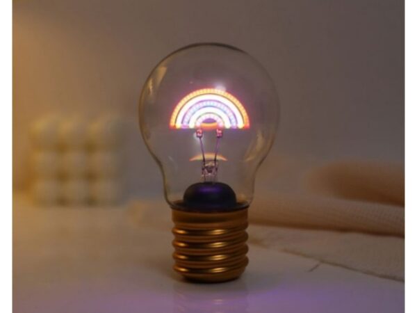 ΛΑΜΠΑ BULB-SHAPED RAINBOW 12cm