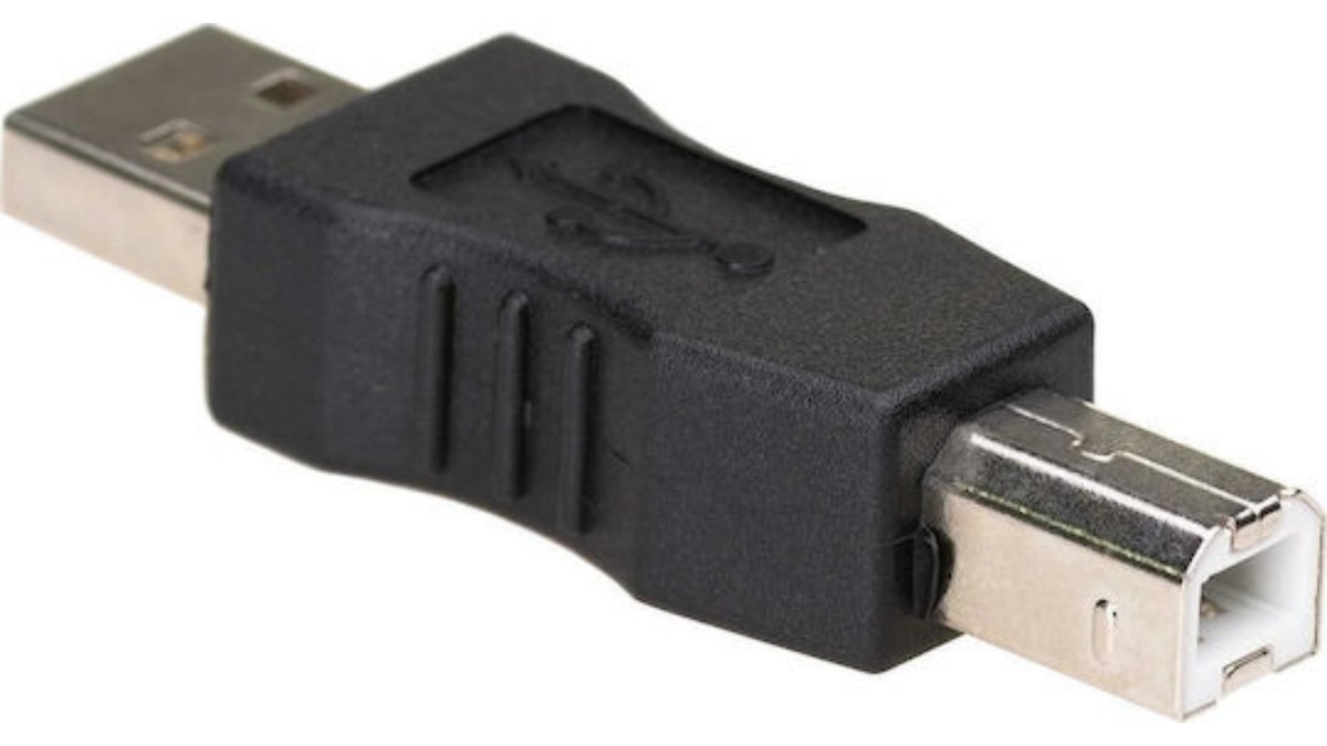 69c64f4349d0c19e440b6f23 Akyga Μετατροπέας USB-A male σε USB-B male 1τμχ - Image 1