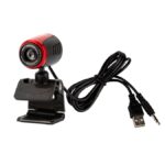 Setty webcam black and red - Κάμερα web Setty μαύρο και κόκκινο