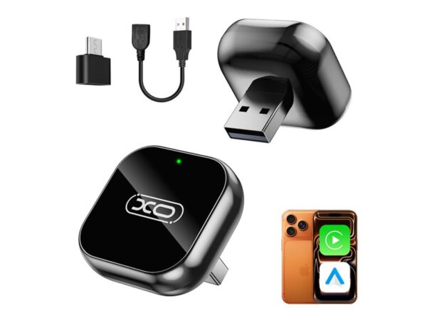 XO CZ026 Αντάπτορας αυτοκινήτου για ασύρματο Android Auto / Apple CarPlay