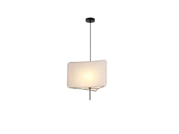 ΦΩΤΙΣΤΙΚΟ ΚΡΕΜΑΣΤΟ ΥΦΑΣΜΑ ΜΟΝΟΦΩΤΟ 1XΕ27 Max 15W Φ480X900mm ΜΠΕΖ ARTE ILLUMINA TOSCANY