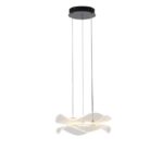 ΦΩΤΙΣΤΙΚΟ ΚΡΕΜΑΣΤΟ ΑΚΡΥΛΙΚΟ ΣΤΡΟΓΓΥΛΟ LED 24W 2160Lm 3000K Φ340X1250mm ΜΑΥΡΟ ARTE ILLUMINA FIRENZE