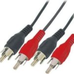 Tele Cable 2x RCA male - 2x RCA male 3m