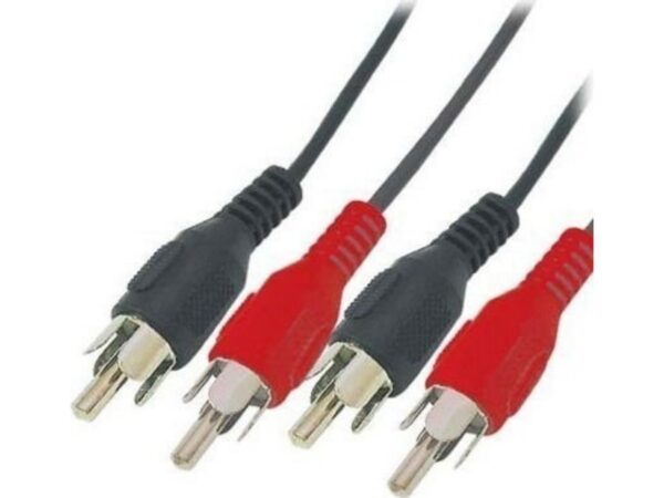 Tele Cable 2x RCA male - 2x RCA male 3m